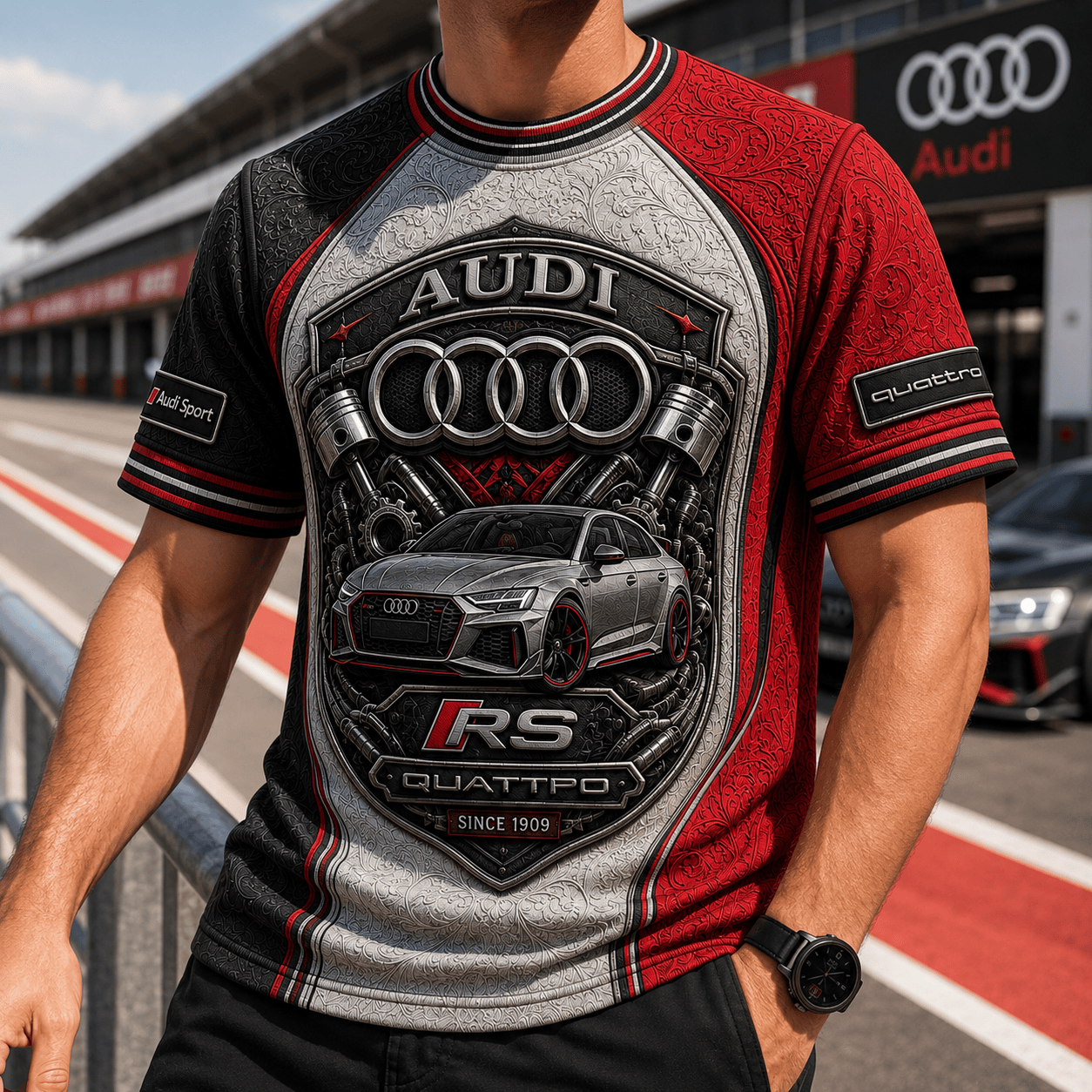 PREMIUM AUD 3D EMBOSS SHIRT TTNL