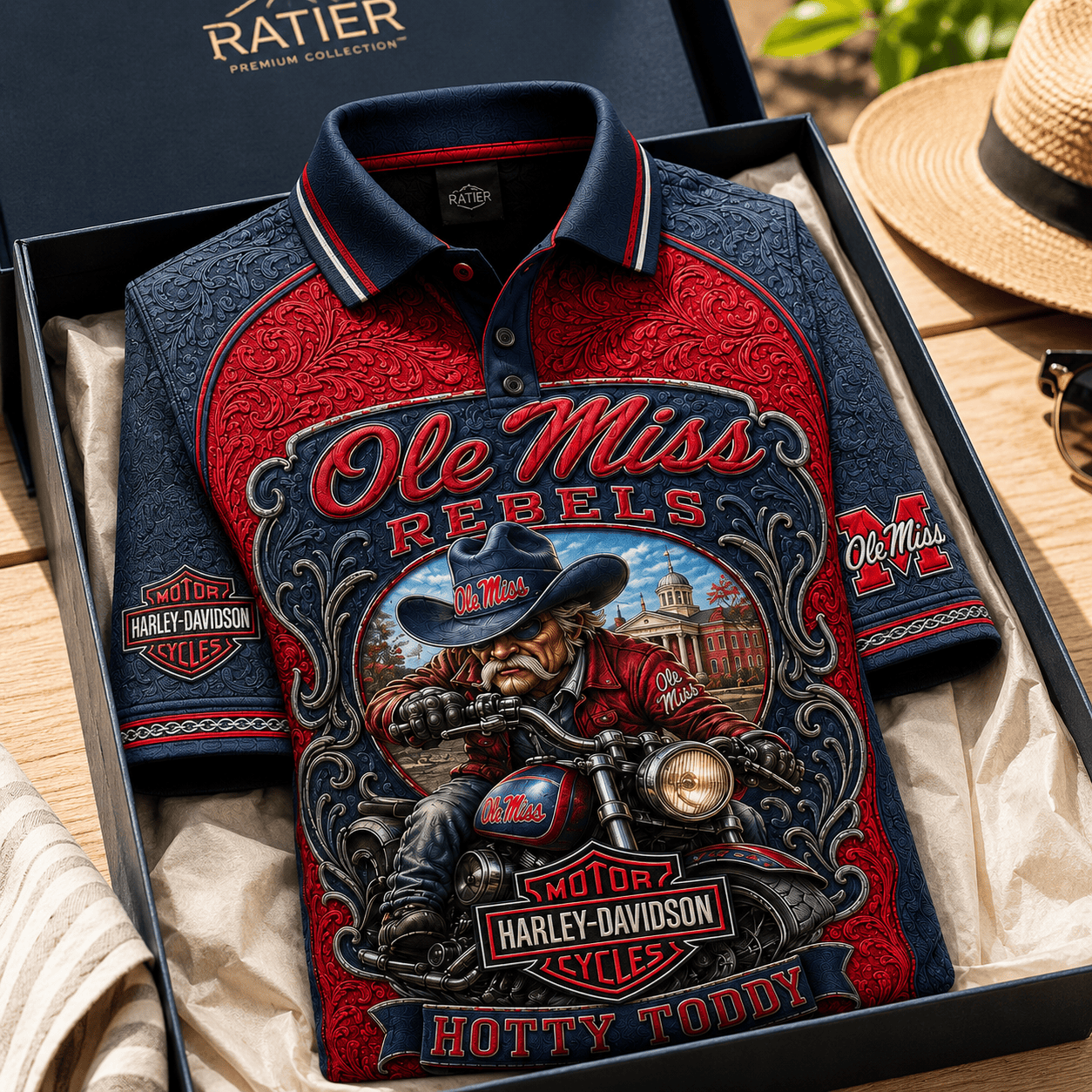 PREMIUM OMR EMBOSS POLO SHIRT HQH