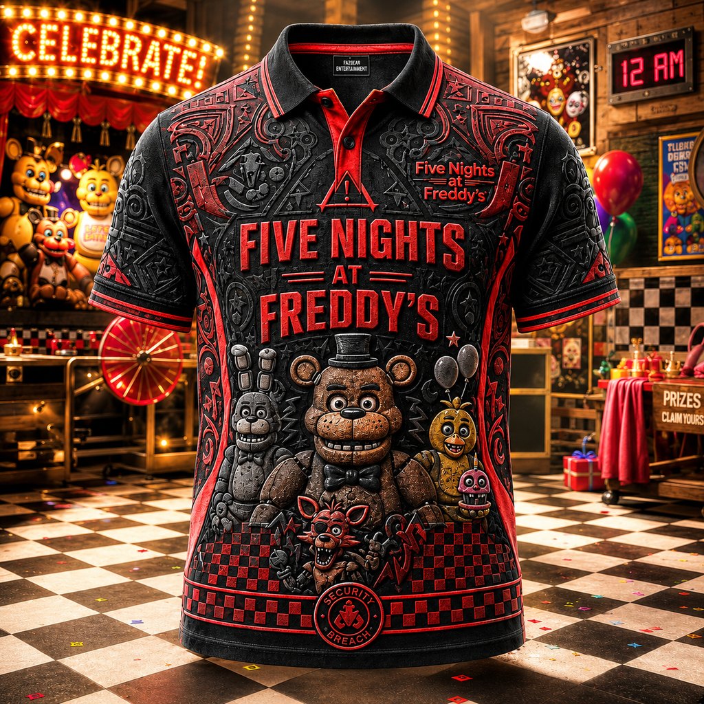 PREMIUM 5NAF EMBOSS POLO SHIRT NTVA