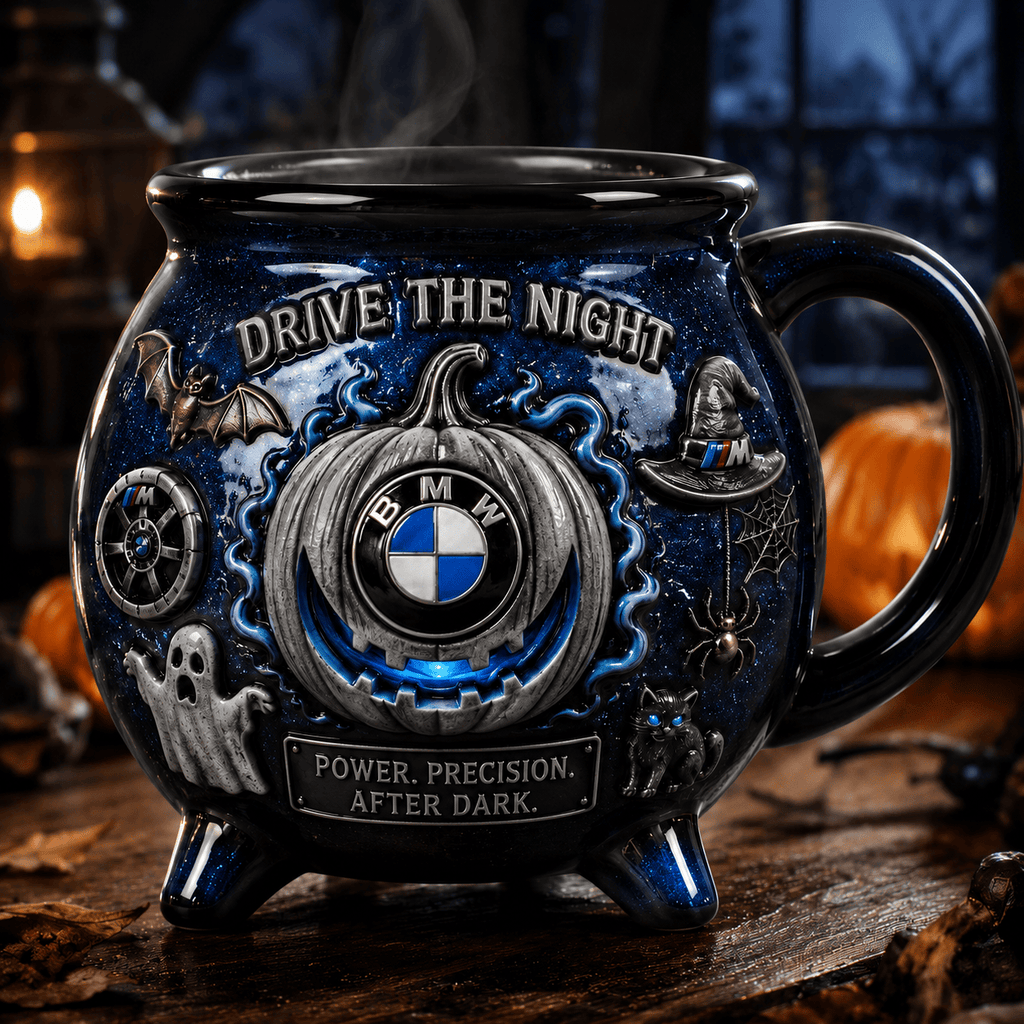 Premium BW Witch Cauldron Mug NPL
