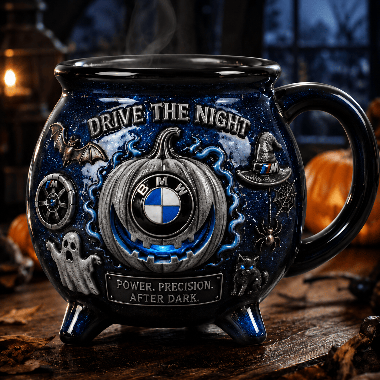 Premium BW Witch Cauldron Mug NPL