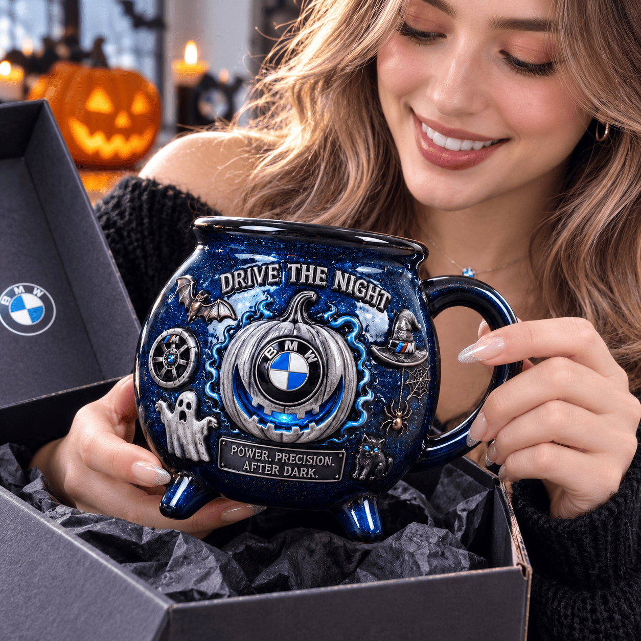 Premium BW Witch Cauldron Mug NPL