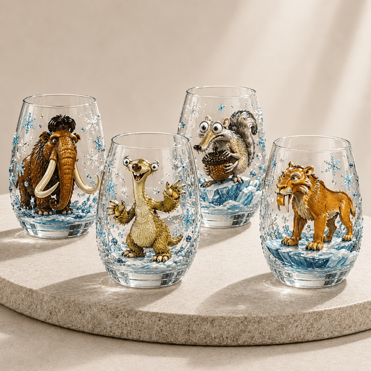 Premium IAGE Stemless Wine Glass Set BMD