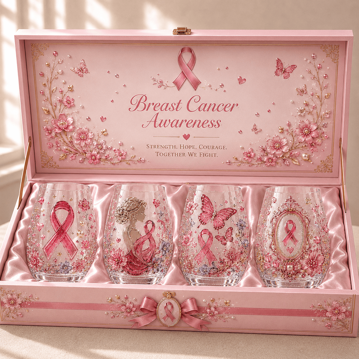 Premium BCA Stemless Wine Glass Set BMD