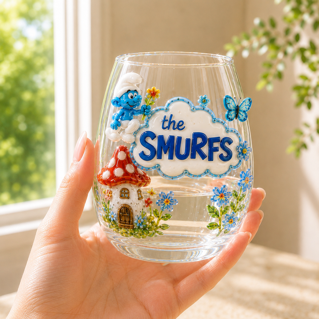 Premium TSM Stemless Wine Glass Set TMH