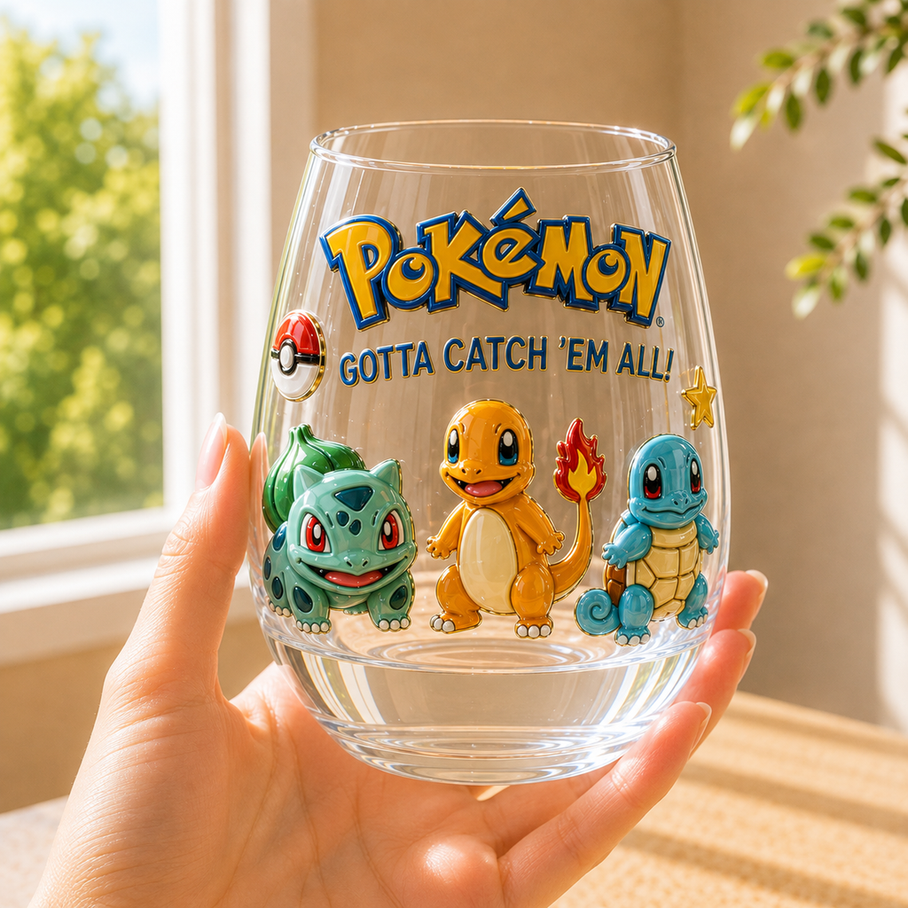 Premium PKM Stemless Wine Glass Set TMH