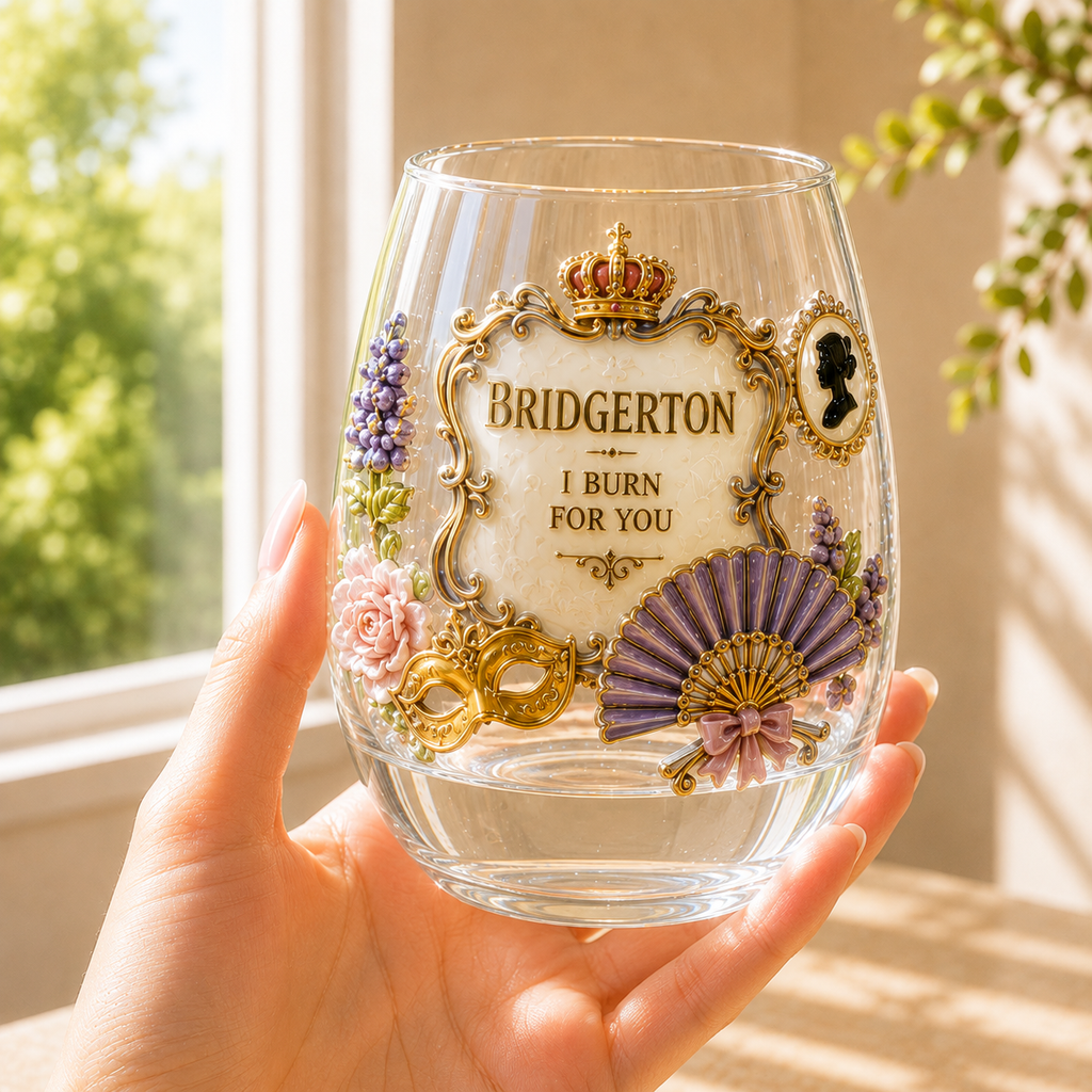 Premium BDGT Stemless Wine Glass Set TMH