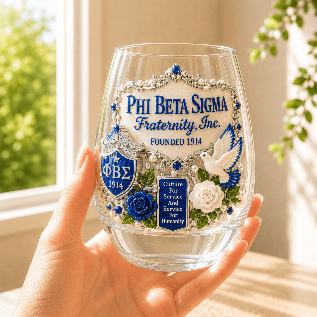 Premium PBSM Stemless Wine Glass Set TMH