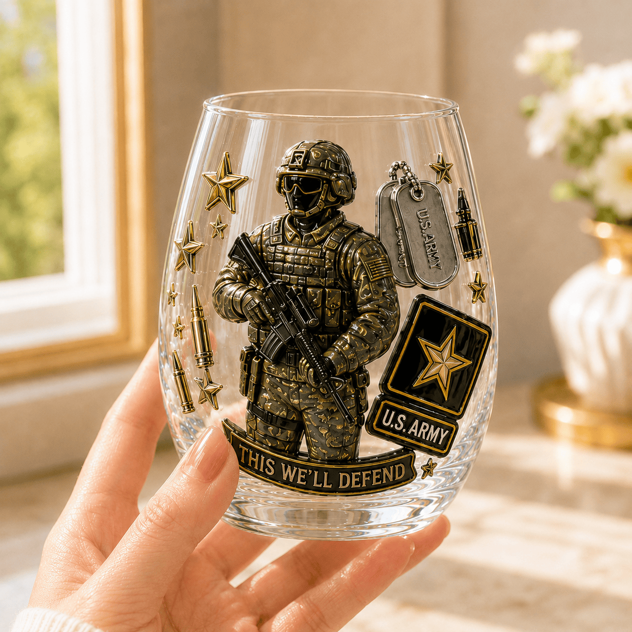 Premium USAR Stemless Wine Glass Set TTTT