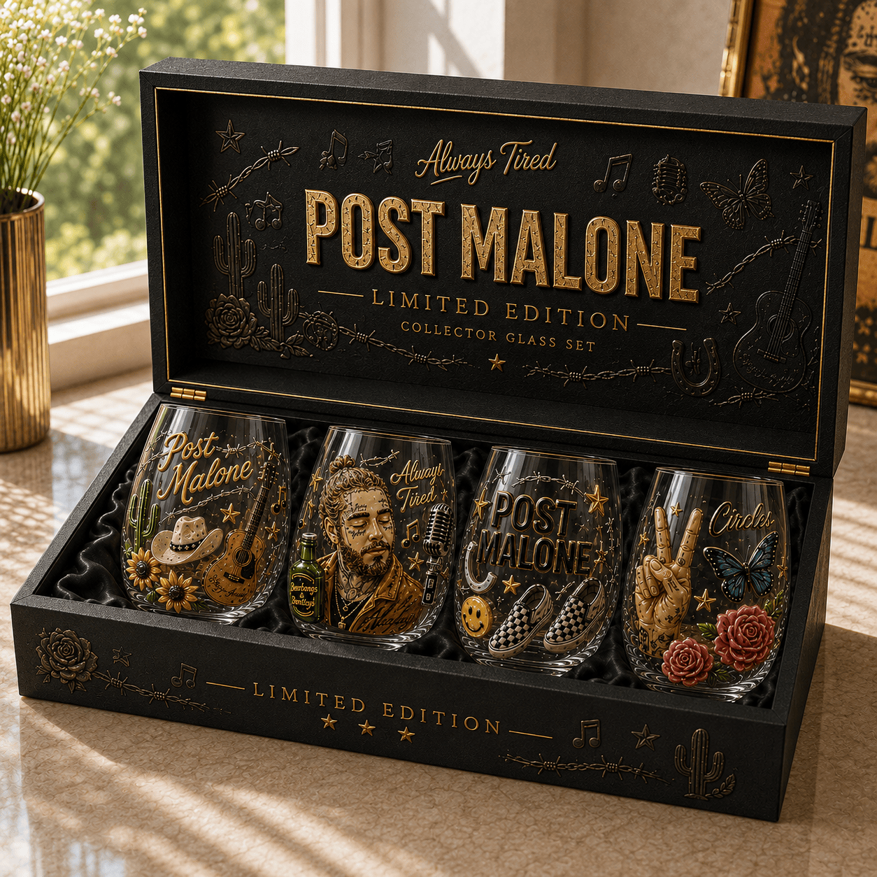 Premium PTML Stemless Wine Glass Set TTTT