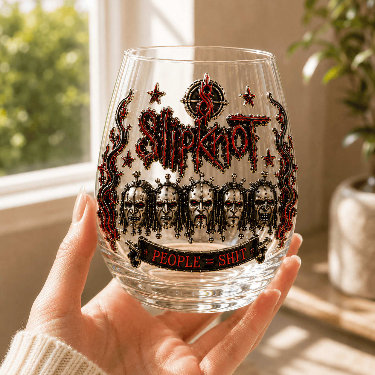 Premium SLK Stemless Wine Glass Set TTTT