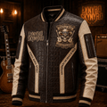 Premium LNSN Leather Zipper Jacket TTMH