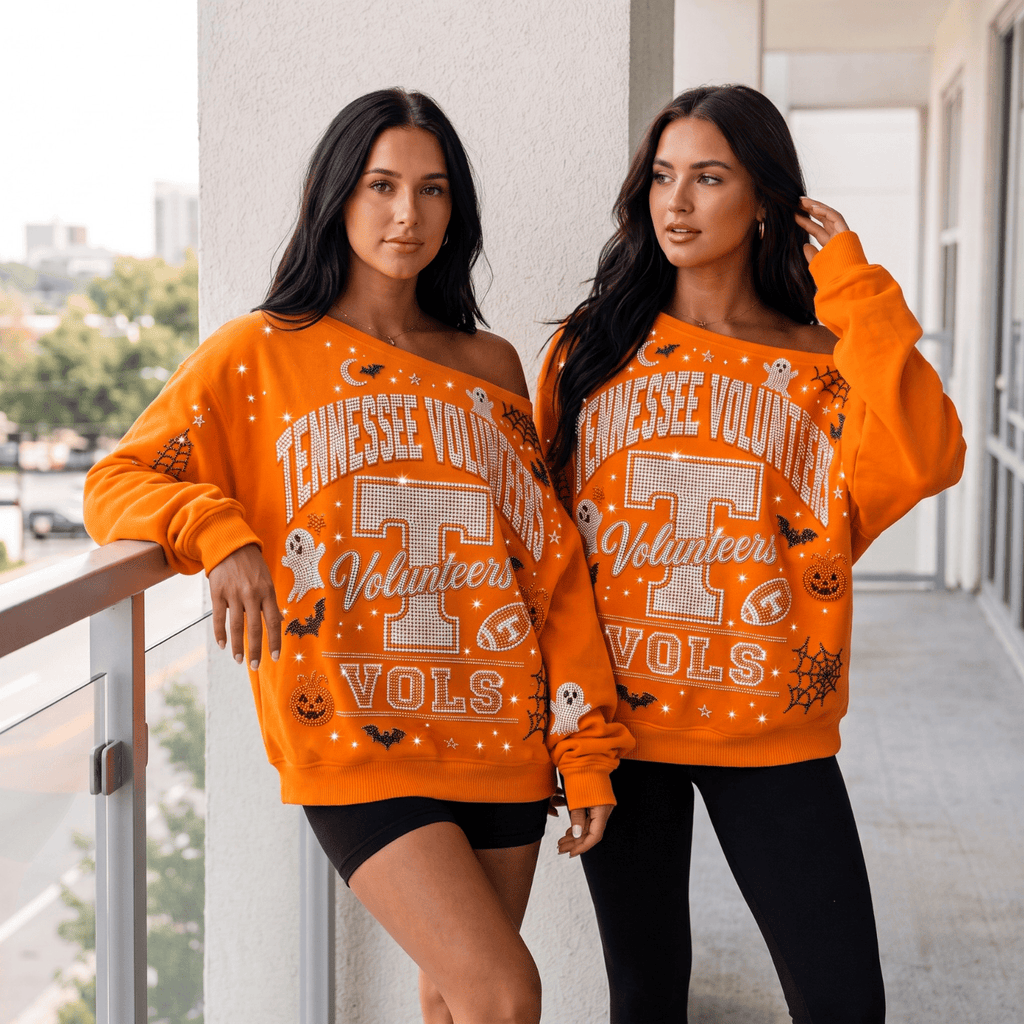 TVF 3D SHOULDER RHINESTONE SWEATSHIRT NTKO